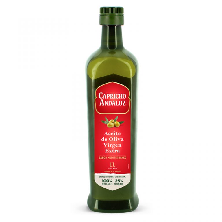 Botella 1L 25% RPET Aceite Oliva Virgen Extra - Capricho Andaluz